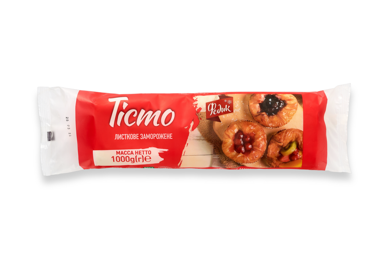 Тісто листкове для тортів і тістечок  ТМ "Федик"